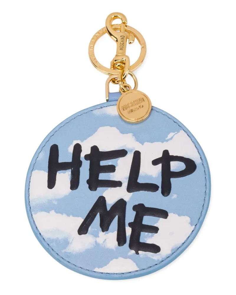 Moschino Cloud Schlüsselanhänger - Blau Blau