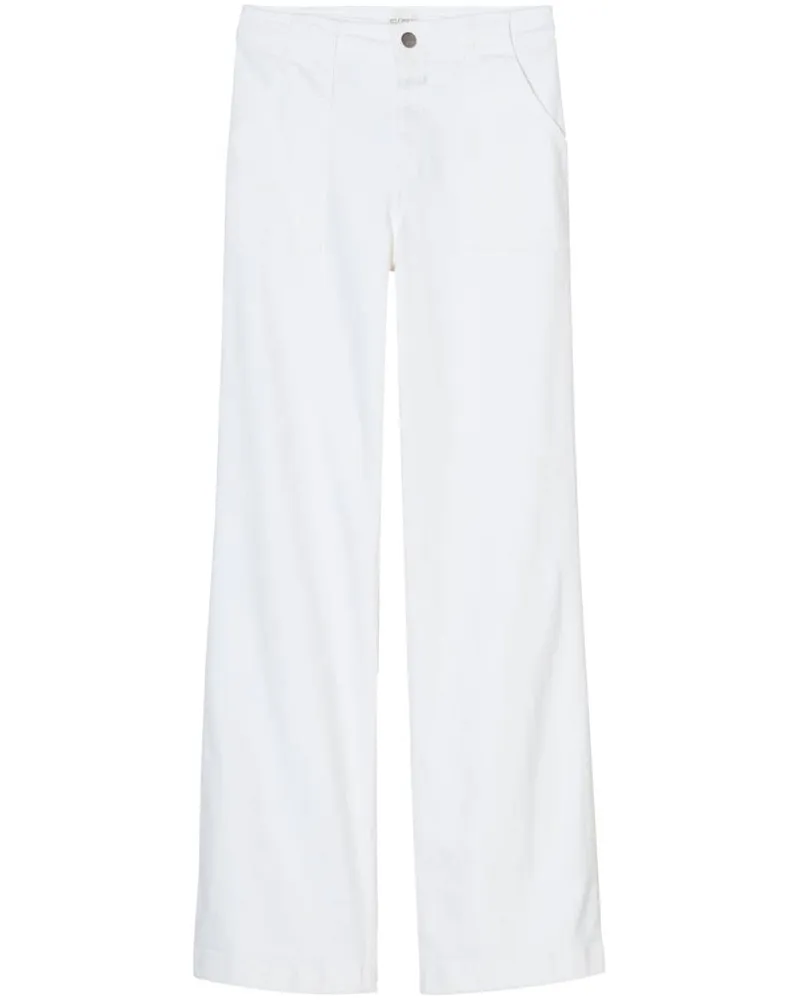 Closed Aria Straight-Leg-Jeans mit hohem Bund - Weiß Weiß