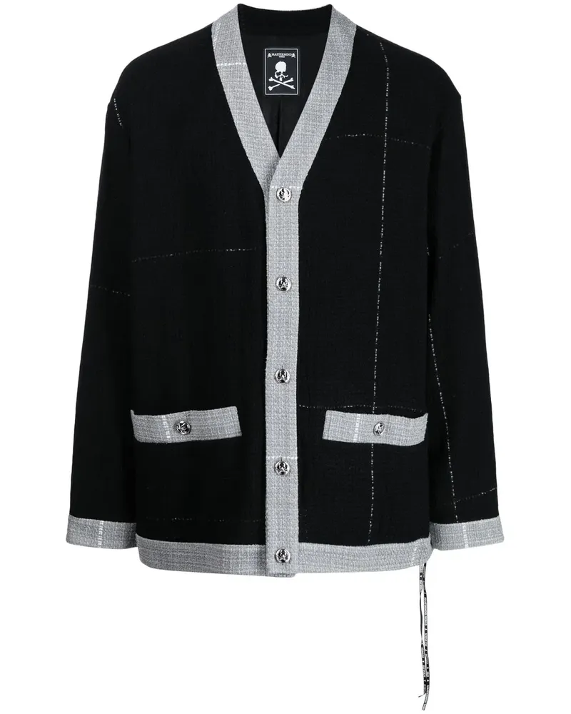 Mastermind World Cardigan mit Logo-Stickerei - Schwarz Schwarz