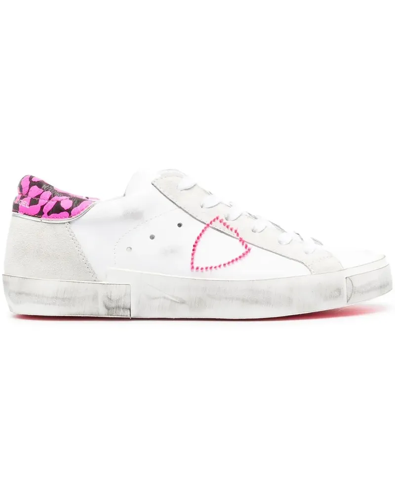 Philippe Model Sneakers mit Logo - Weiß Weiß