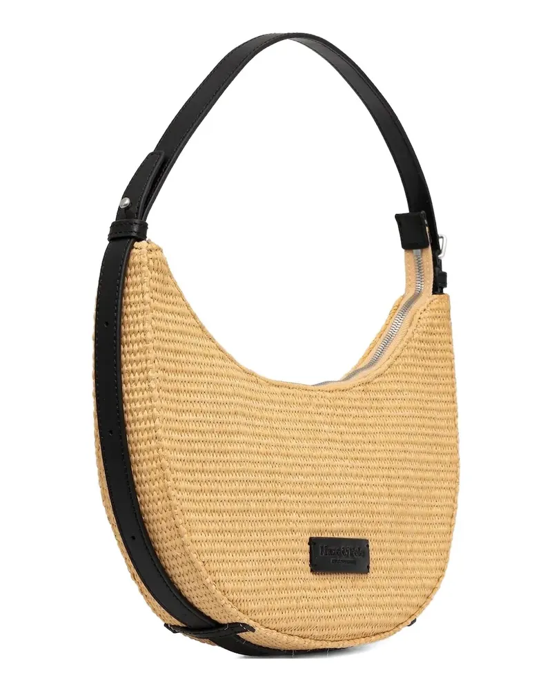 Marc O'Polo Gewebte 2in1 Schultertasche - Nude Nude