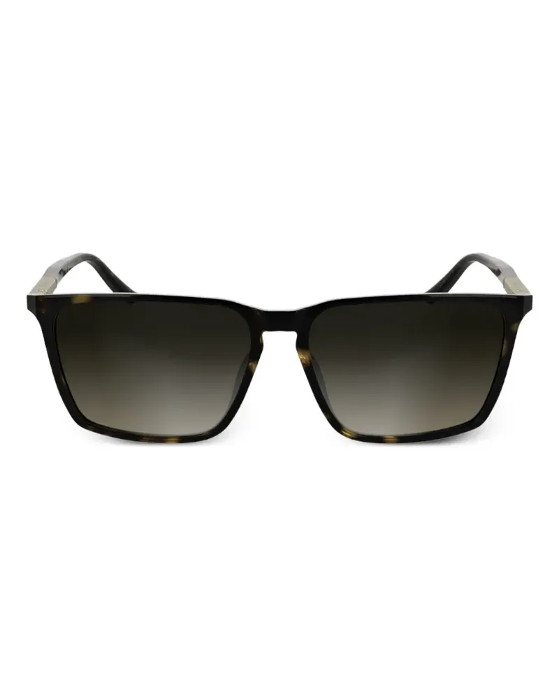 Calvin Klein Eckige Sonnenbrille in Schildpattoptik - Braun Braun