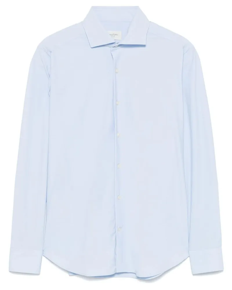 Tintoria Mattei Klassisches Jerseyhemd - Blau Blau