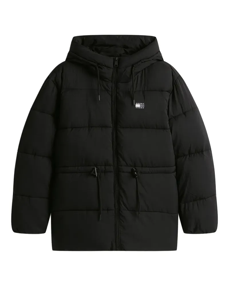 Tommy Hilfiger Kapuzenjacke mit Kordelzug - Schwarz Schwarz