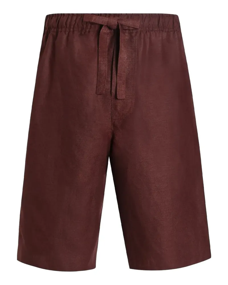 Dolce & Gabbana Shorts mit Slub-Textur - Rot Rot