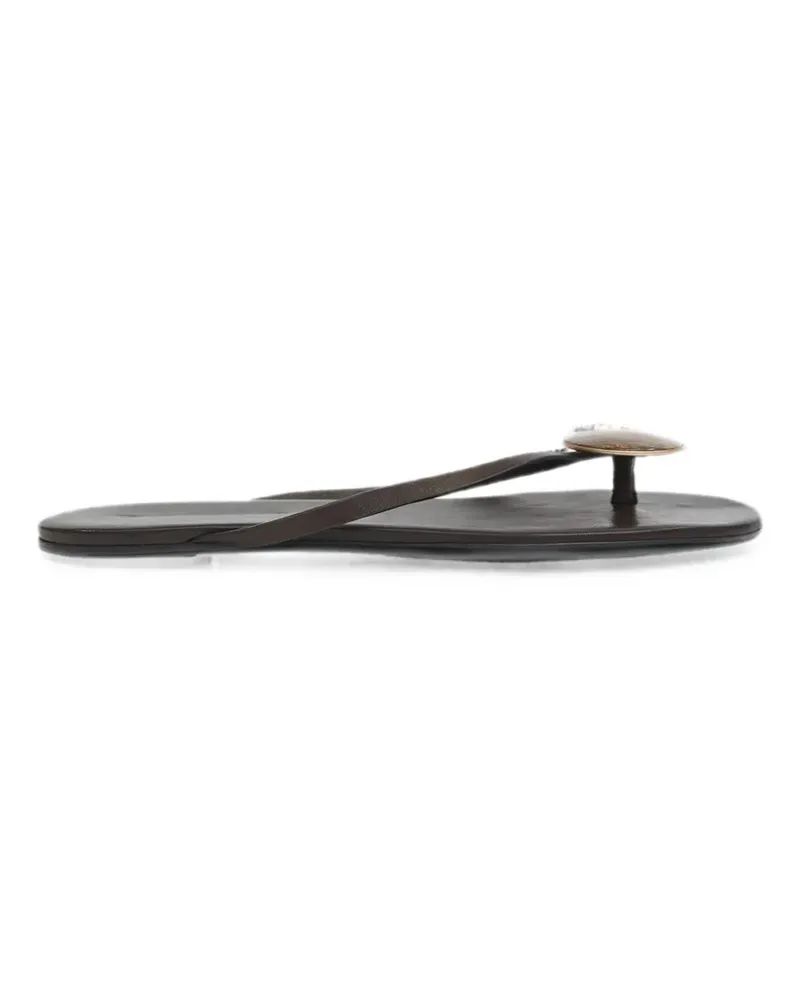 Christopher Esber Flache Aura Quartz Sandalen - Braun Braun