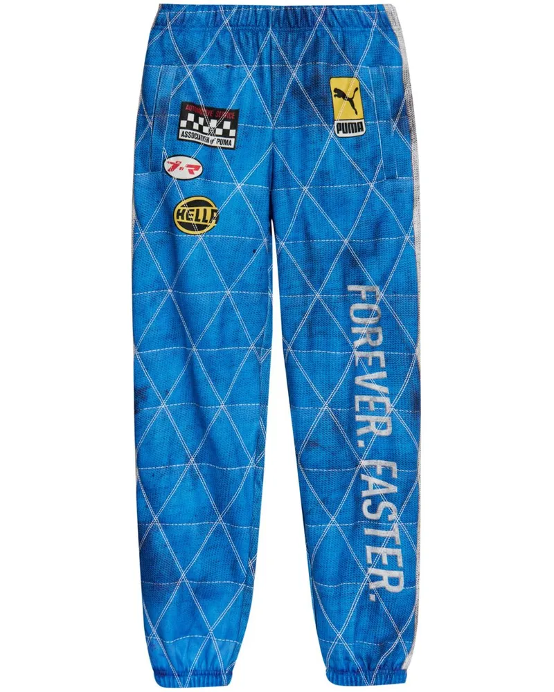 Puma x A$AP Rocky gesteppte Jogginghose - Blau Blau