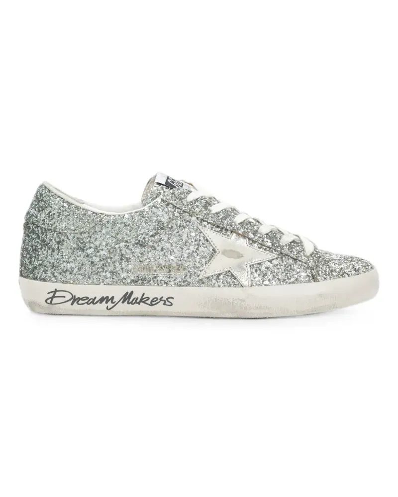 Golden Goose Sneakers mit Glitter-Optik - Silber Silber