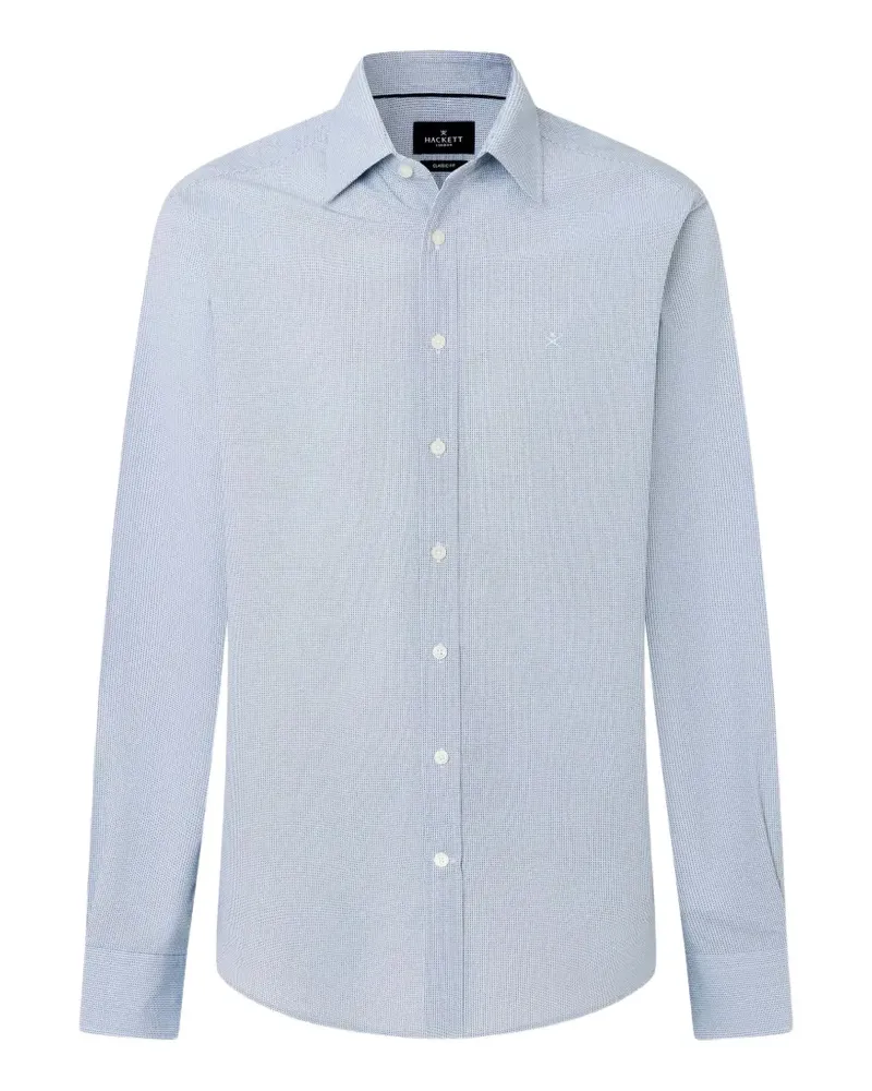 Hackett Hemd mit geometrischem Print - Blau Blau