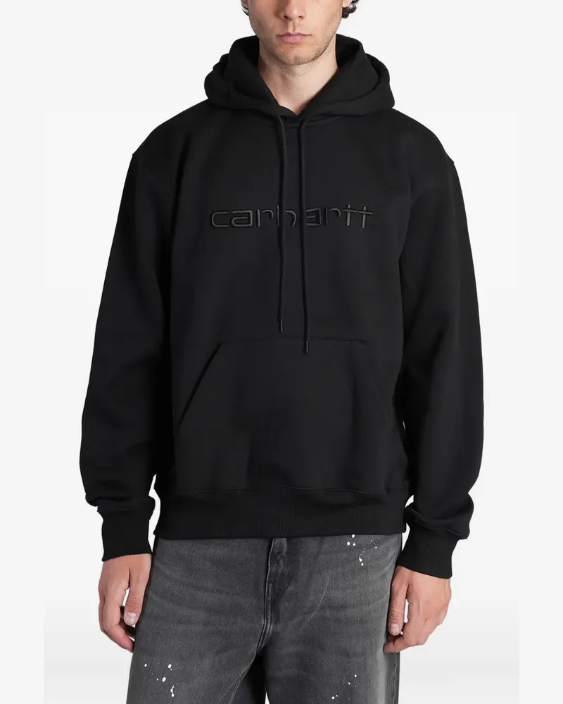 Carhartt WIP Hoodie mit Logo-Stickerei - Schwarz Schwarz