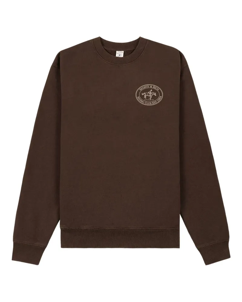 SPORTY & RICH Klassisches Sweatshirt - Braun Braun