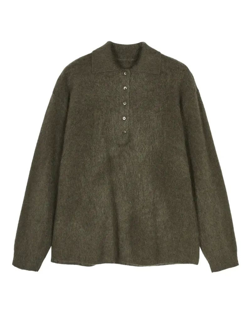 JNBY Pullover mit Poloshirtkragen - Grün Grün