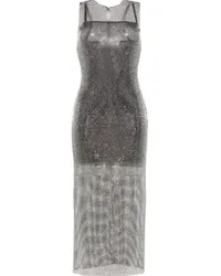 Philosophy Di Lorenzo Serafini Kleid mit Strass Silber