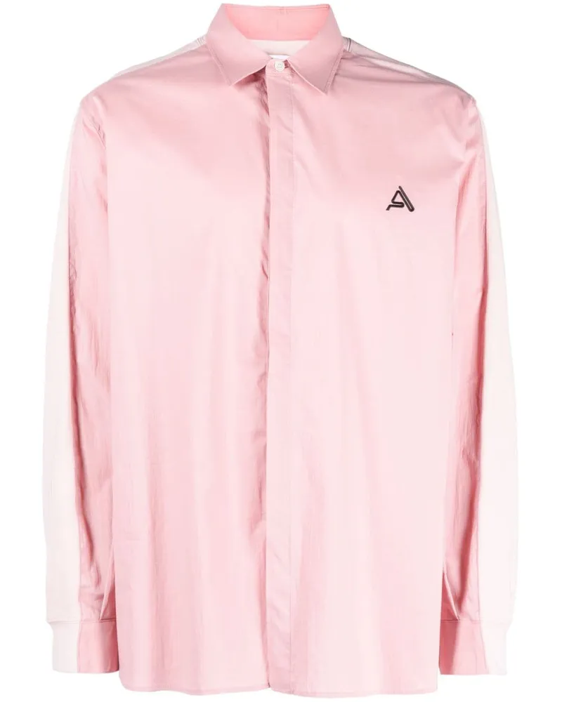 AMBUSH Hemd mit Logo-Stickerei - Rosa Rosa