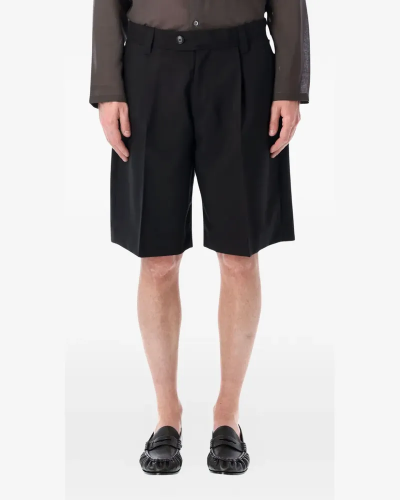 Mfpen pleated-front classic shorts - Schwarz Schwarz
