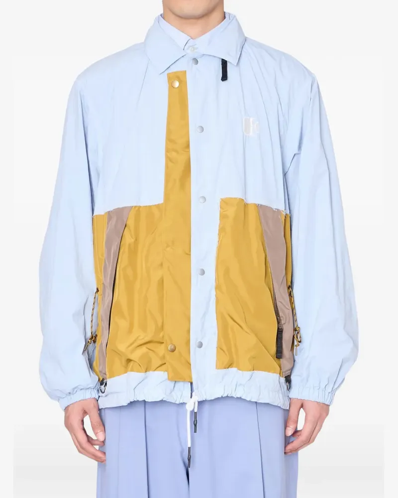 kolor long-sleeves jacket - Blau Blau