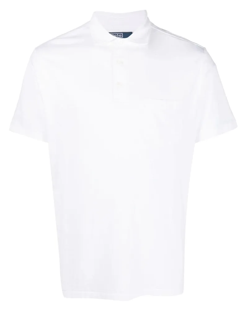 Ralph Lauren Poloshirt mit Logo-Stickerei - Weiß Weiß