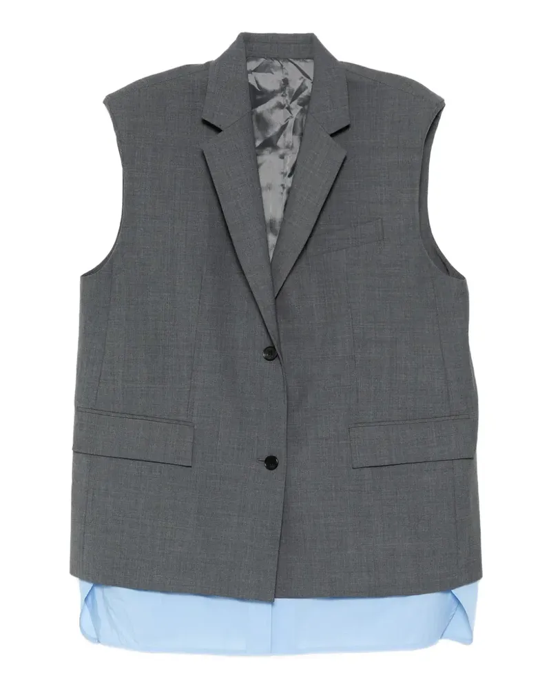 JUUN.J sleeveless blazer - Grau Grau
