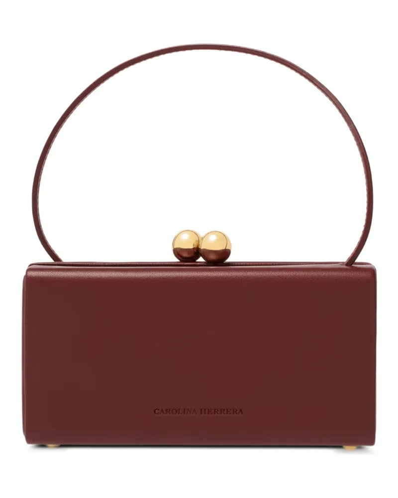 Carolina Herrera New York Mimi Mini-Tasche aus Leder - Rot Rot