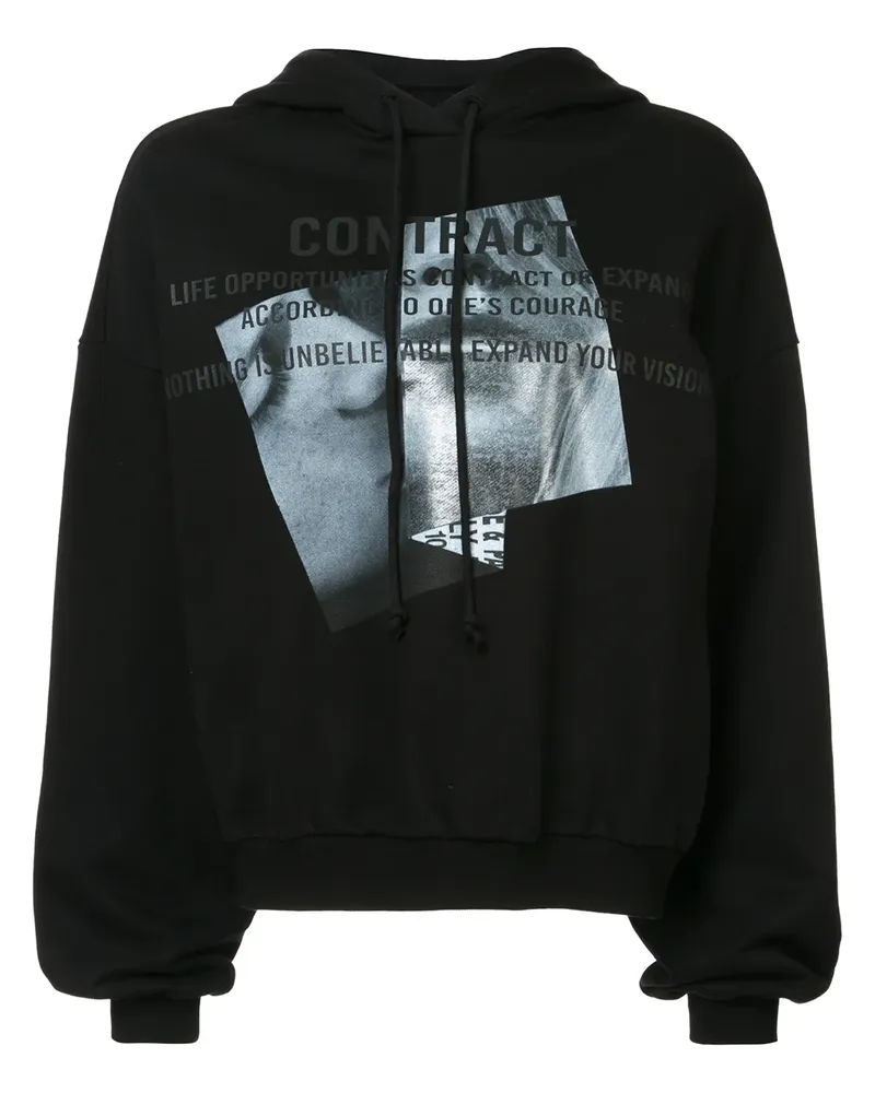 JUUN.J Contract' Kapuzenpullover - Schwarz Schwarz