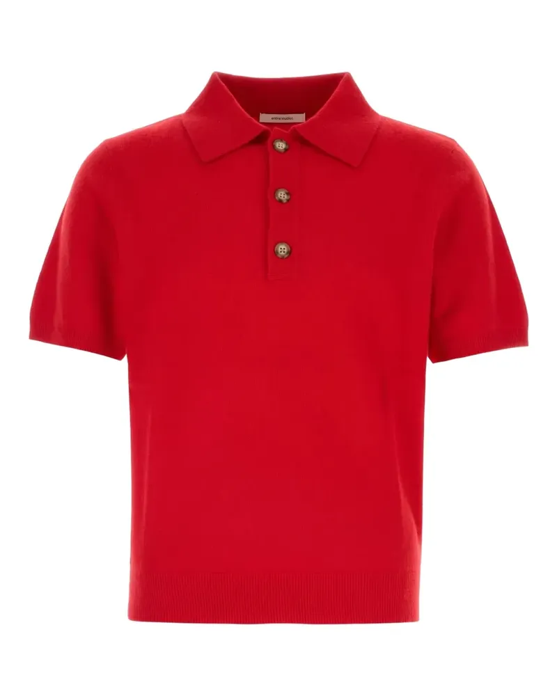 Entire Studios short-sleeve polo shirt - Rot Rot