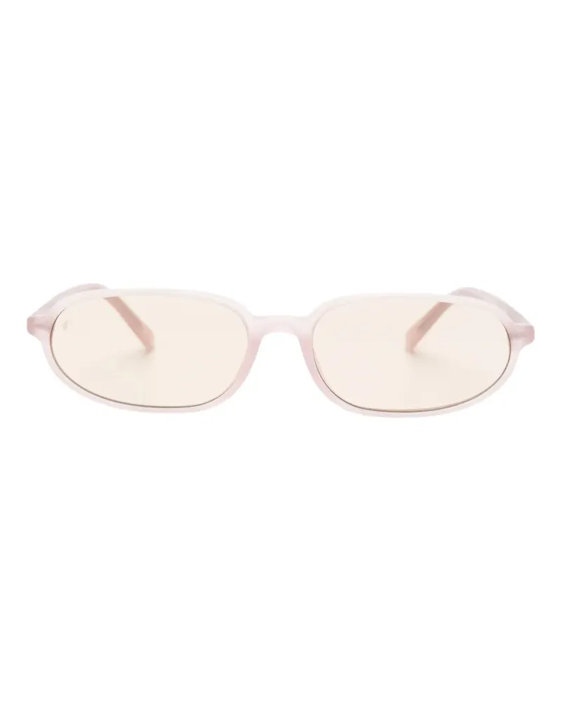 Jacquemus Sonnenbrille mit ovalem Gestell - Rosa Rosa