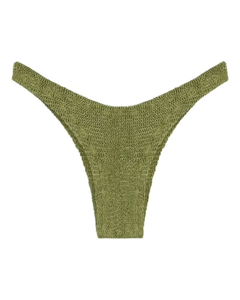 Reina Olga Ginny crinkled bikini bottoms - Grün Grün