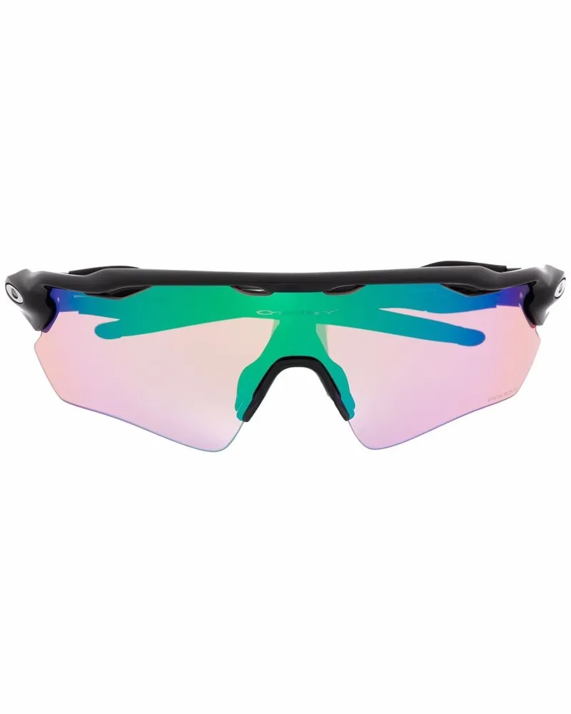 Oakley Sonnenbrille mit Oversized-Gestell - Schwarz Schwarz