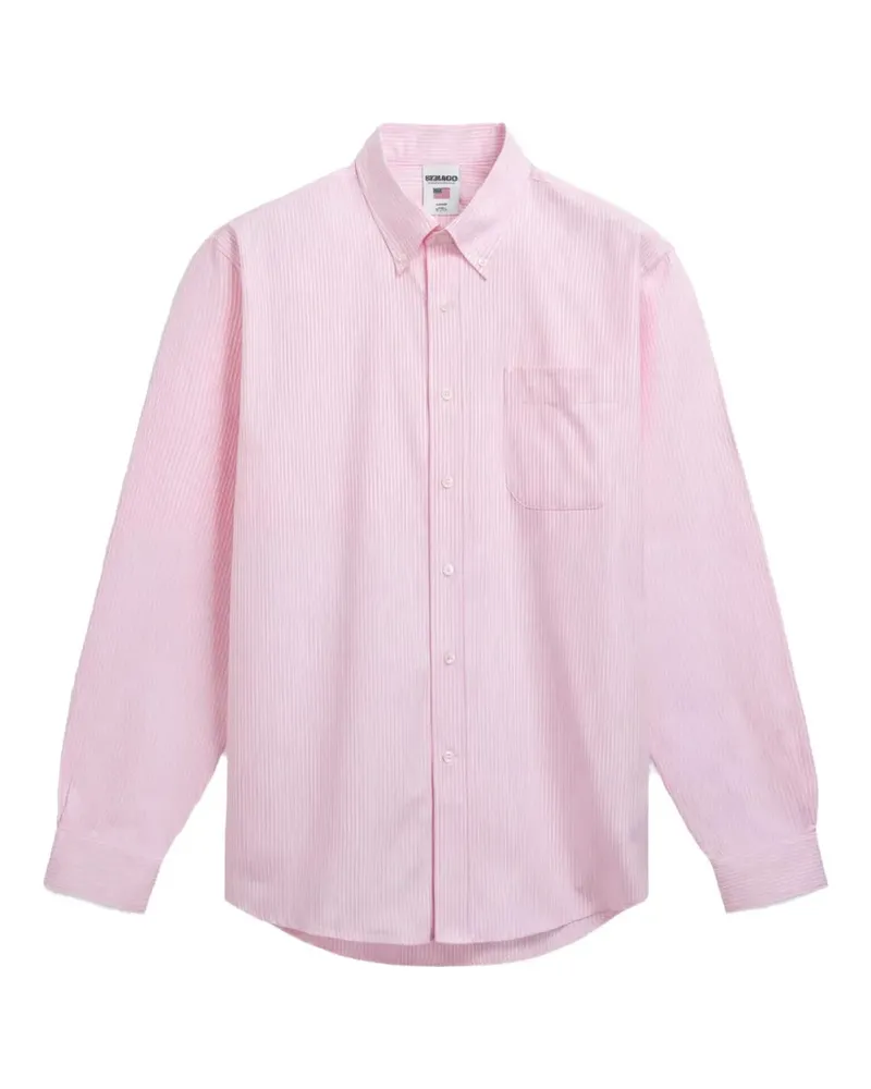 Sebago Gestreifter Rock mit Knopfverschluss - Rosa Rosa