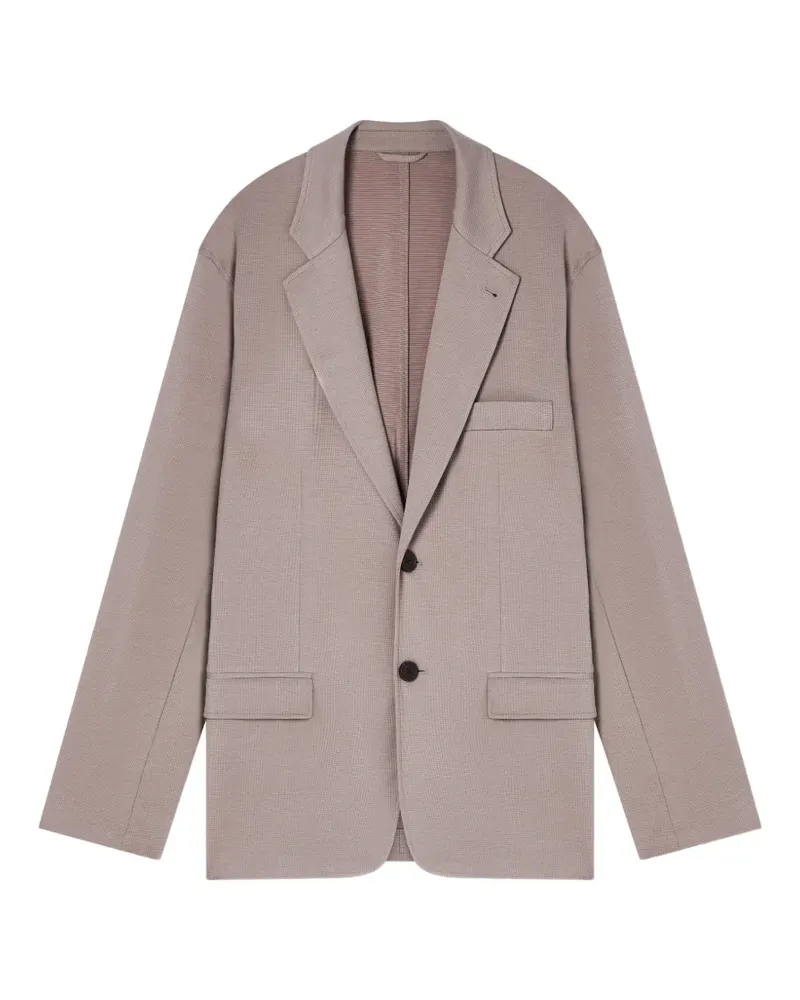 Emporio Armani Einreihiges Sakko - Grau Grau