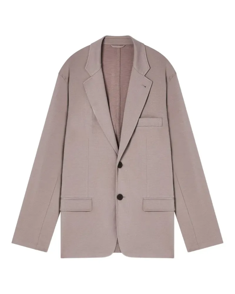 Emporio Armani single-breasted blazer - Grau Grau
