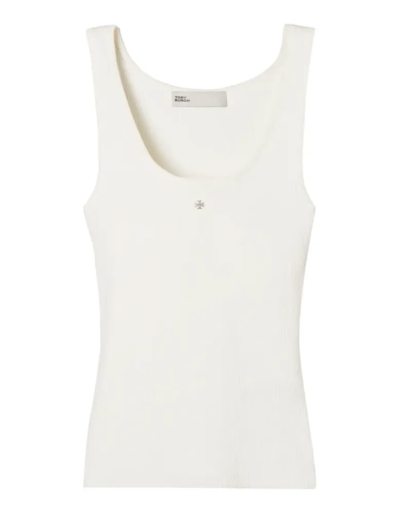 Tory Burch Tanktop aus Viskose-Strick - Nude Nude