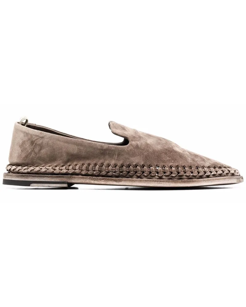 Officine Creative Italia Miles Espadrilles aus Wildleder - Braun Braun