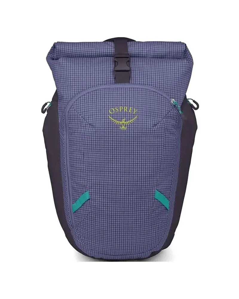 Osprey grid-pattern roll-top backpack - Violett Violett
