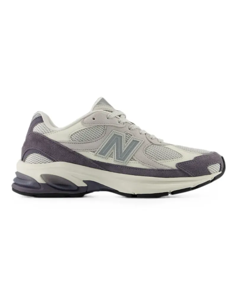 New Balance suede-panelled mesh sneakers - Nude Nude