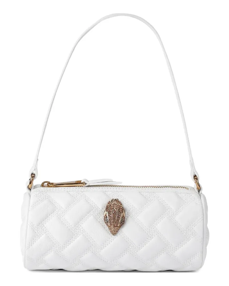 Kurt Geiger Kleiner Kensington Tote Bag mit Steppung - Weiß Weiß