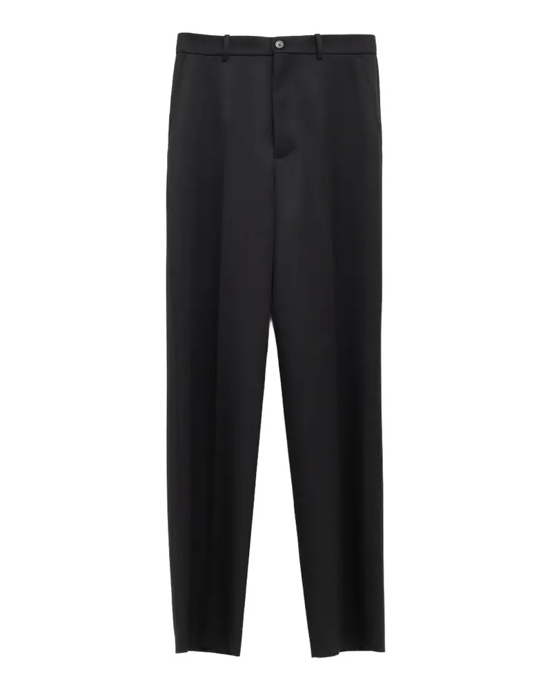 Balenciaga Ausgefranste Hose - Schwarz Schwarz