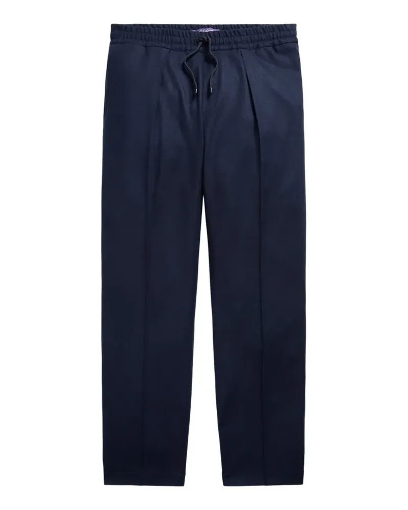 Ralph Lauren pleated drawstring track pants - Blau Blau