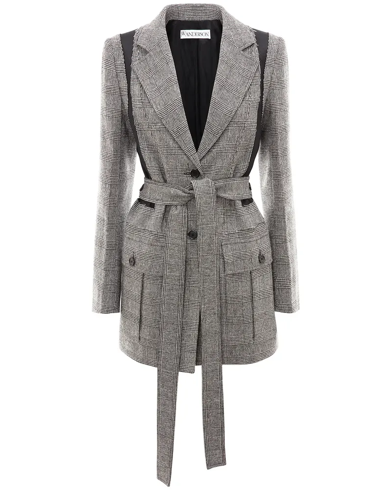 J.W.Anderson Jacke im Patchwork-Design - Grau Grau