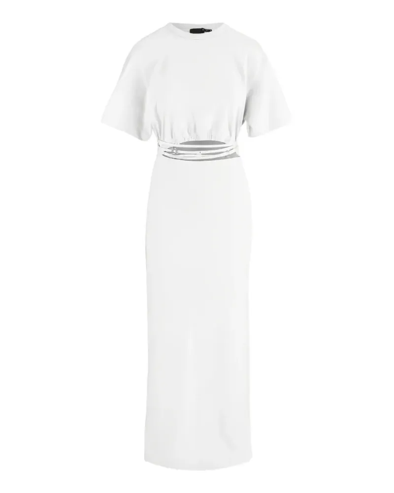 Pinko cut-out wrap-around dress - Weiß Weiß