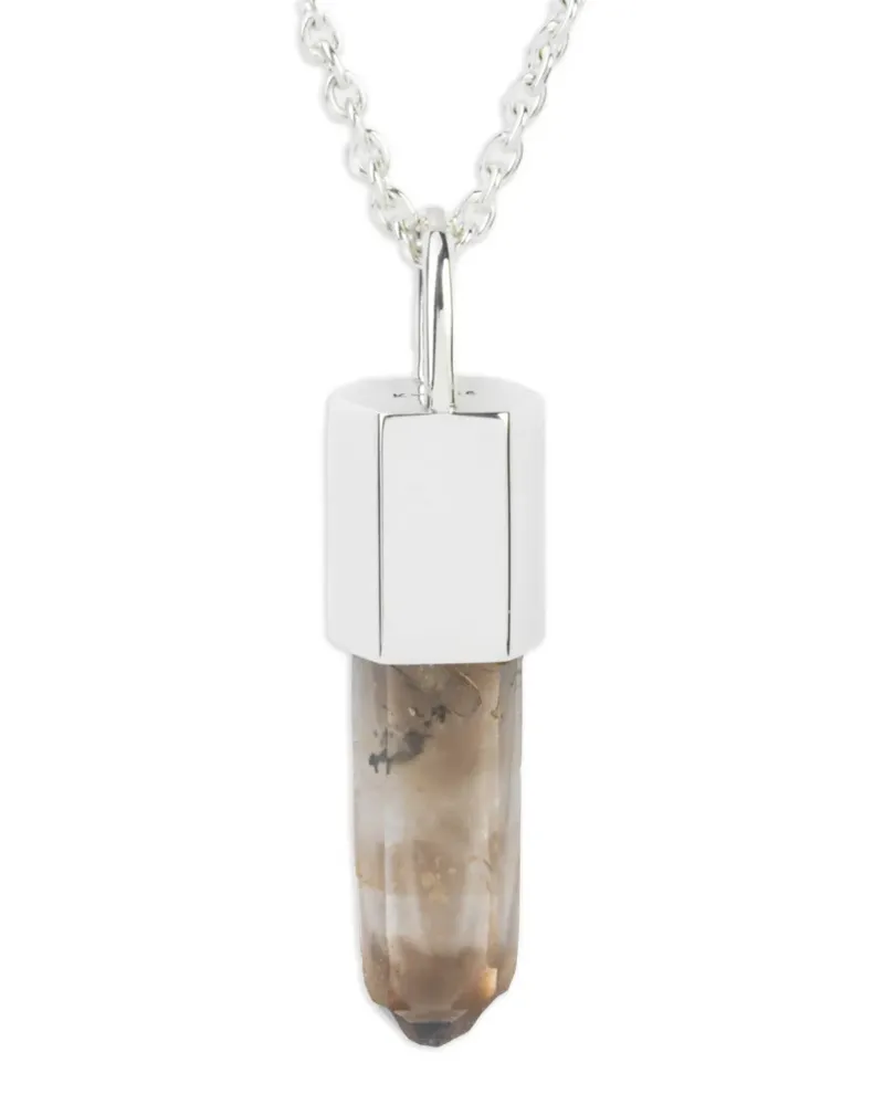 Parts Of Four sterling silver Talisman Smoky Quartz necklace - Silber Silber