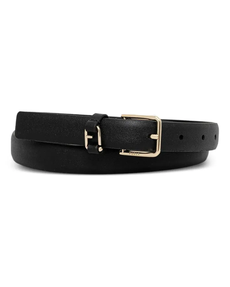 Furla Gürtel aus Leder - Schwarz Schwarz