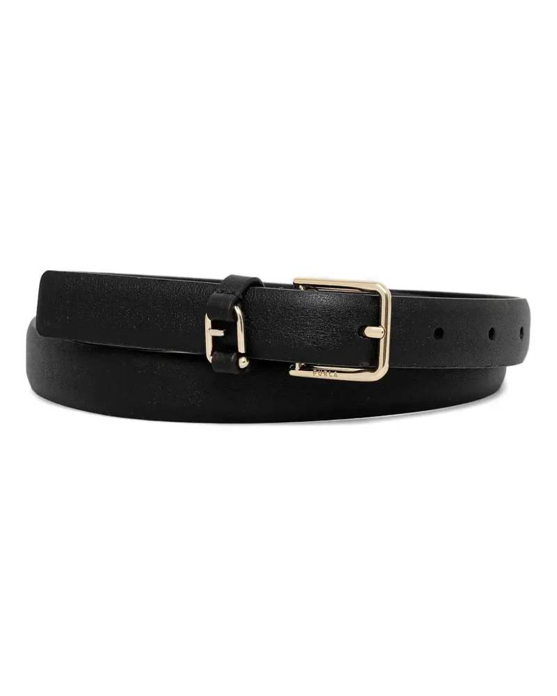 Furla Gürtel aus Leder - Schwarz Schwarz