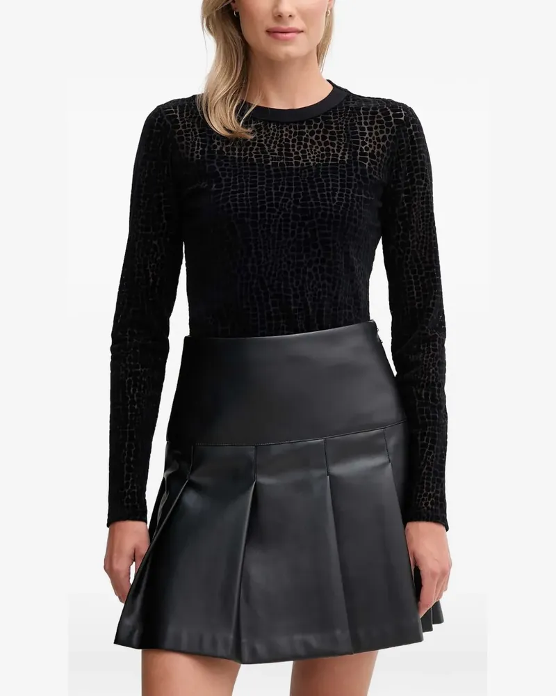 JOOP! patterned long-sleeved blouse - Schwarz Schwarz