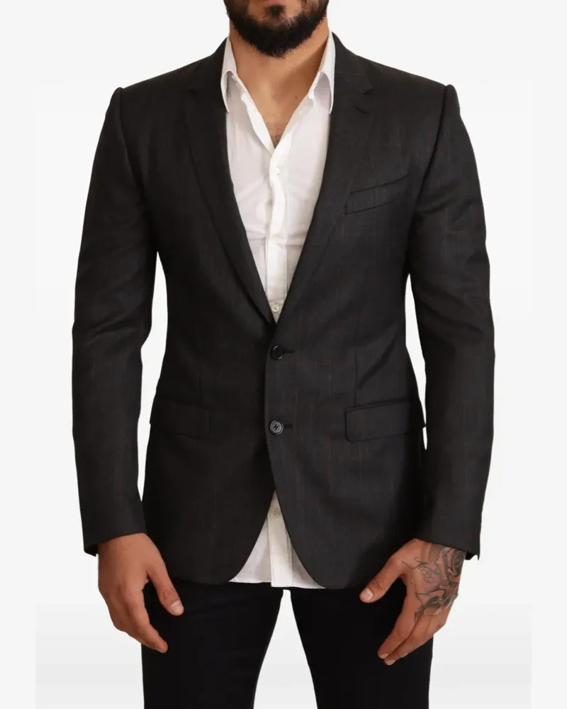 Dolce & Gabbana Anzug mit schmalem Schnitt - Grau Grau