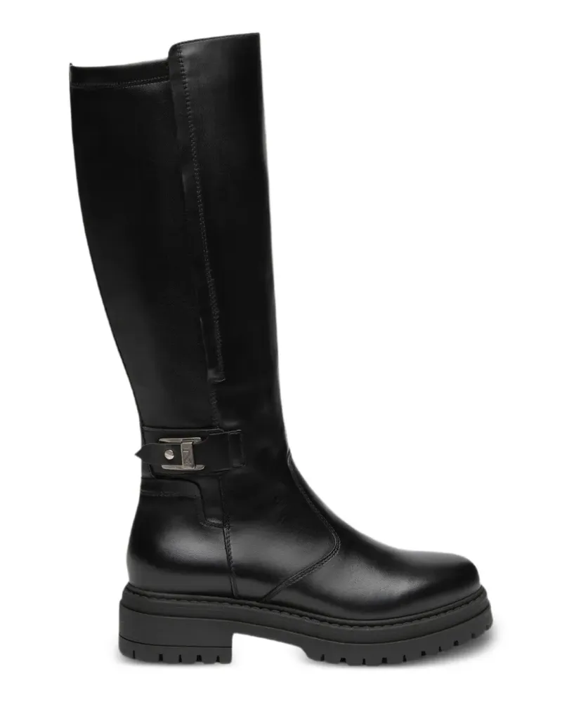 Nero Gardini Stiefel mit Schnallendetail und geriffelter Sohle - Schwarz Schwarz