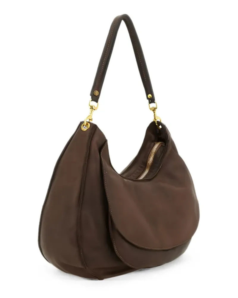 Caterina Lucchi Ludovica leather shoulder bag - Braun Braun