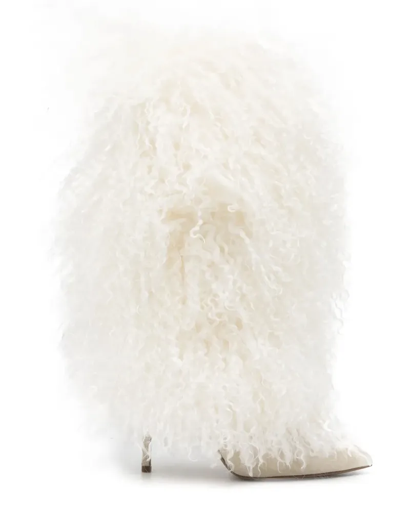 Paris Texas Texturierte Stiefel 105mm - Weiß Weiß