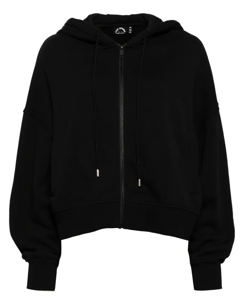 The Upside Jude Cropped-Hoodie - Schwarz Schwarz