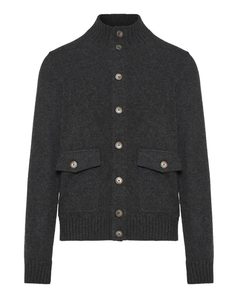 Gran Sasso Cardigan mit Knöpfen - Grau Grau